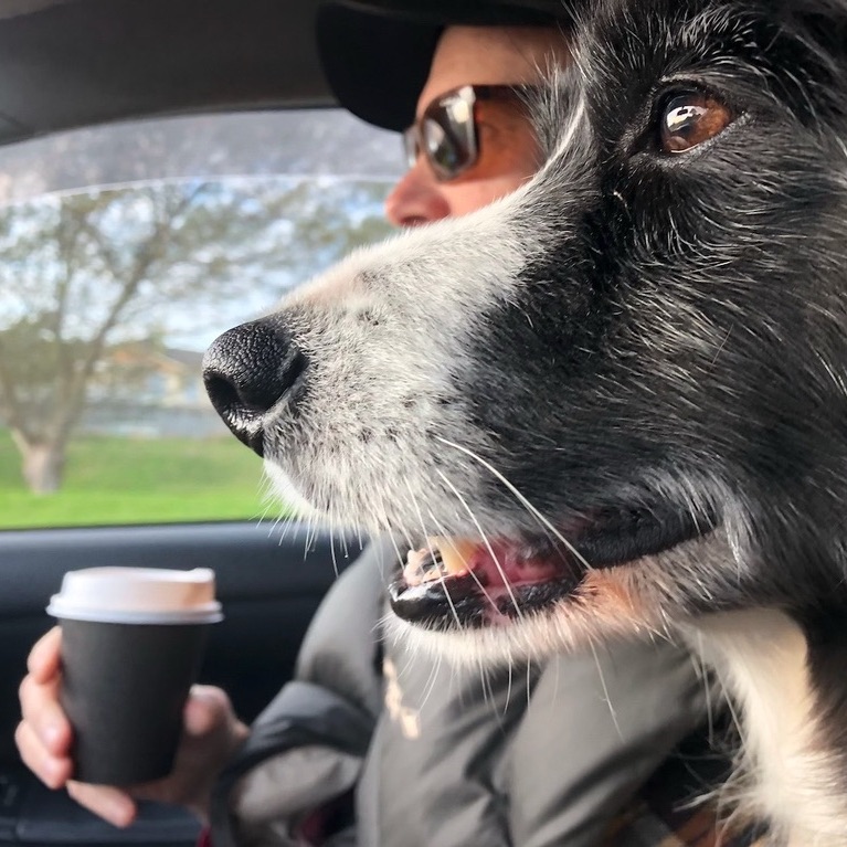 Adam Shand with coffee